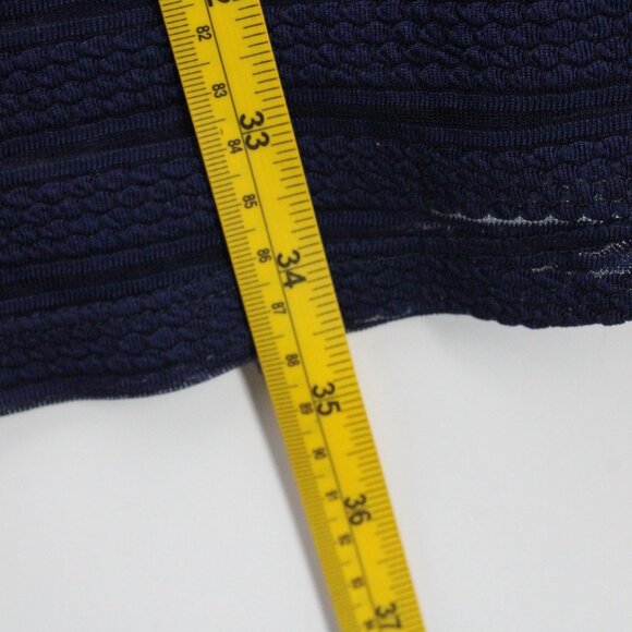 J Valdi Swim Dress Cover Up Womens Navy Blue Sleeveless Knit Breathable Size XL - Picture 8 of 8